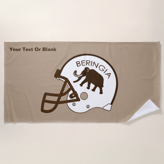 ベリンシアサッカー大学 ビーチタオル (正面)