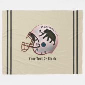 ベリンシアサッカー大学 フリースブランケット (正面(横))