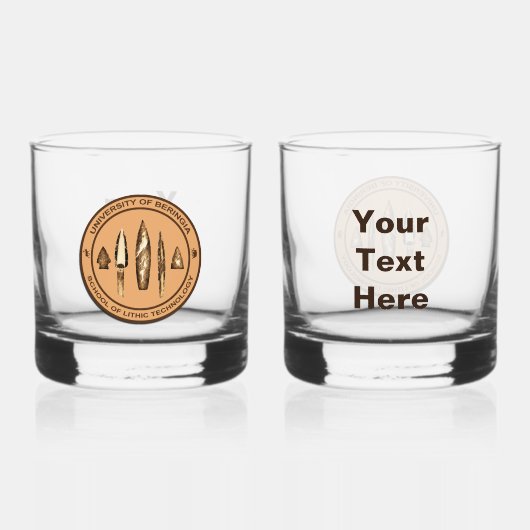 ベリンシアリソチック工科大学 ウイスキーグラス (正面)