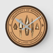 ベリンシアリソチック工科大学 ラウンド壁時計 (正面)