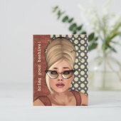 ベリンダのミツバチの巣のレトロのシックで小さい招待状 招待状 (スタンド正面)