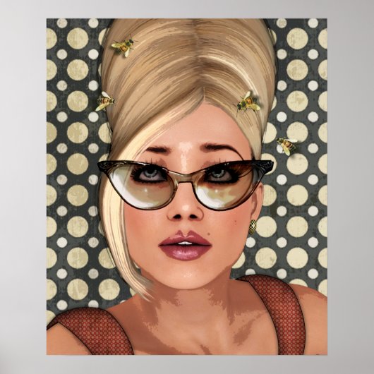 ベリンダビーハイブレトロシックポスター ポスター (正面)