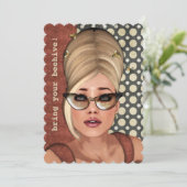 ベリンダビーハイブレトロシックラージ招待状 招待状 (スタンド正面)