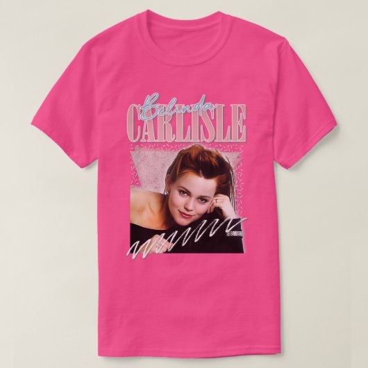 ベリンダリール80sエステティックファンデザイン tシャツ (デザイン正面)