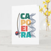 ベリンバウ・カポエイラ カード (黄色い花)