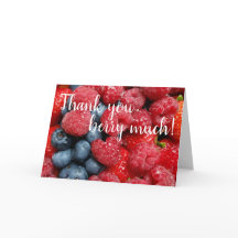 ベリーありがとう！グリーティングカードに感謝