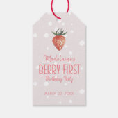 ベリーありがとう 1歳のバースデー ギフトタグ (裏面)