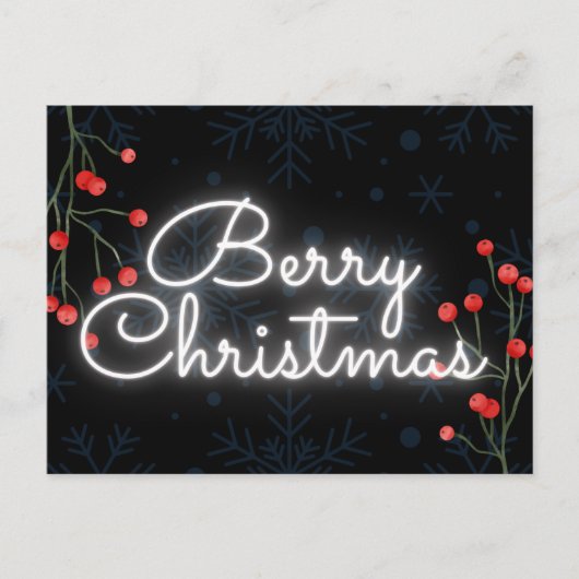 ベリーおもしろいクリスマスはがき ポストカード (正面)
