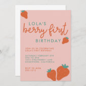 ベリーが最初に招待する 招待状 (正面/裏面)