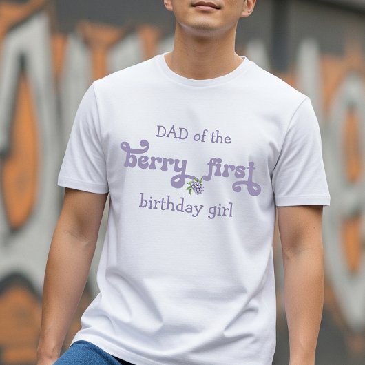 ベリーで最初のお姫様最初のお誕生日 お父さん Tシャツ