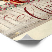 ベリーとガーランズの農家のクリスマス ポスター (角)