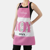 ベリーとピンクの喜びクリスマスフォト エプロン (インサイチュ)