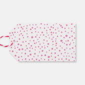 ベリーとピンクの喜びクリスマスフォト ギフトタグ (裏面横)