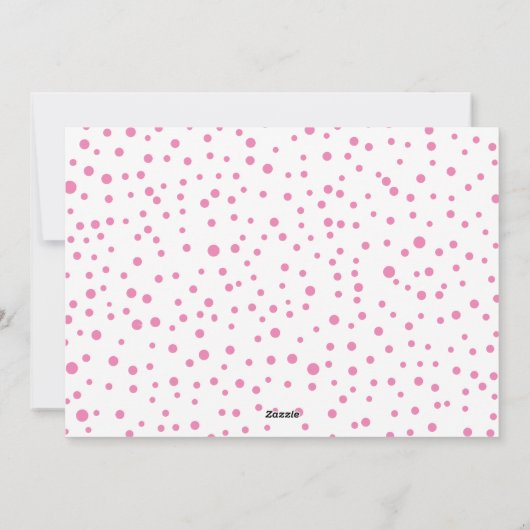 ベリーとピンクの喜びクリスマスフォト シーズンカード (裏面)