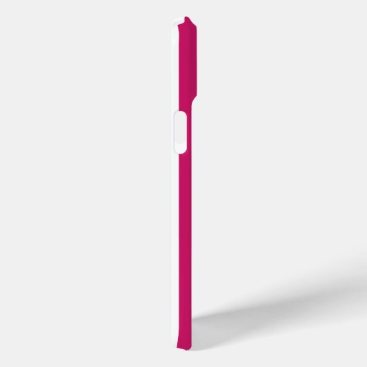 ベリーとホワイトのモノグラムストライプス Case-Mate iPhoneケース (裏面 / 右)