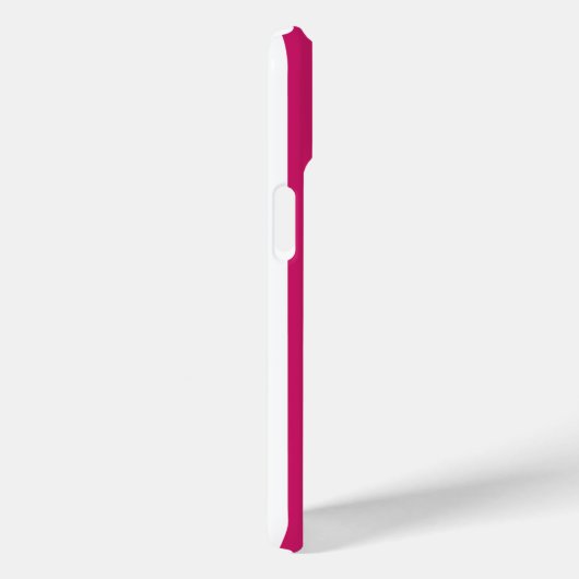 ベリーとホワイトのモノグラム ストライプ Case-Mate iPhoneケース (裏面 / 右)