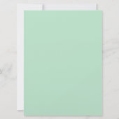 ベリーとモルモットのカスタムのフォトベビーシャワー 招待状 (裏面)