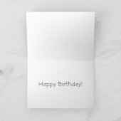 ベリーと納屋、誕生日 カード (内部)