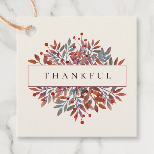 ベリーと離れカスタマイズ可能な植物学 フェイバータグ (正面)