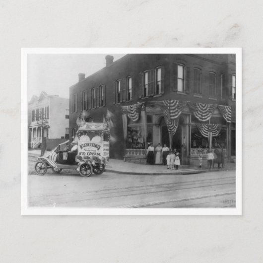 「ベリーのアイスクリーム」 ポストカード (正面)