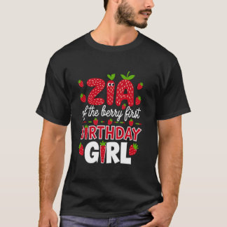 ベリーのジア 初誕生日少女 ストロベリー Au Tシャツ