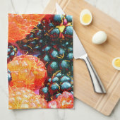 「ベリーのミックス」かわいい写真。買今 キッチンタオル (四つ折り)