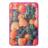 「ベリーのミックス」かわいい写真。買今 バスマット (正面縦)