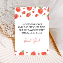 ベリーの初めての誕生日　ありがとうカード