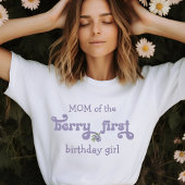 ベリーの妖精ファーストバースデーのママ Tシャツ