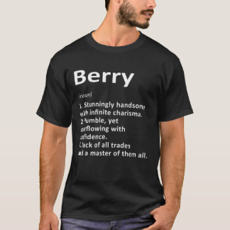 ベリーの定義 名前入り 楽しい 誕生日 Tシャツ