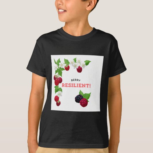 ベリーの弾力性ステッカー Tシャツ (正面)