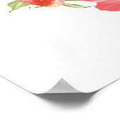 ベリーの最初のイチゴの誕生日 |ようこそ ポスター (角)