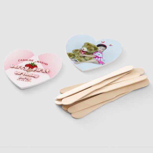 ベリーの最初のイチゴの1番目の誕生日 ハンドファン (組立なし)