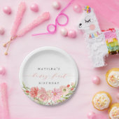 ベリーの最初のイチゴ夏の最初の誕生日 | ペーパープレート (パーティー)