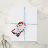 ベリーの最初の誕生日の写真 ギフトタグ (より糸付き)