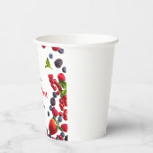 ベリーの最初の誕生日の写真 紙コップ (左)