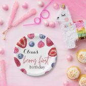 ベリーの最初の誕生日 ペーパープレート (パーティー)