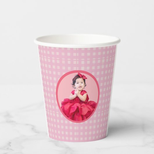 ベリーの最初の1歳の誕生日 紙コップ (裏面)