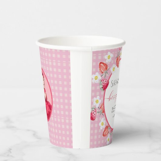 ベリーの最初の1歳の誕生日 紙コップ (右)