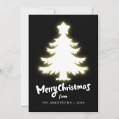 ベリーの枝フレーム クリスマス 家族 2枚の写真 (正面)