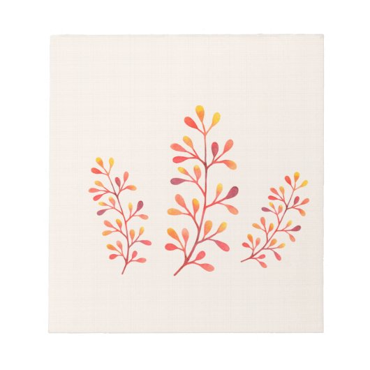 ベリーの枝 ノートパッド (正面)