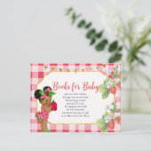 ベリーの甘いイチゴの本のベビー ポストカード (スタンド正面)