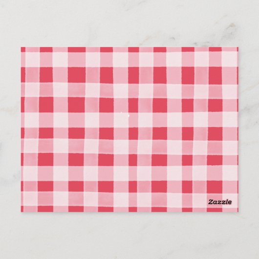 ベリーの甘いイチゴの本のベビー ポストカード (裏面)