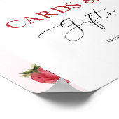 ベリーの甘いカードとギフト ポスター (角)