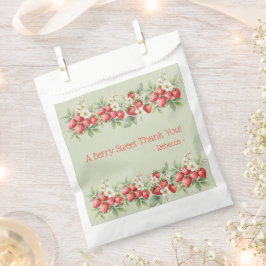 ベリーの甘い感謝イチゴの花 フェイバーバッグ