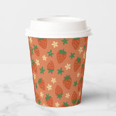 ベリーの甘い最初の誕生日 紙コップ (裏面)