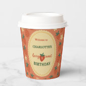 ベリーの甘い最初の誕生日 紙コップ (正面)