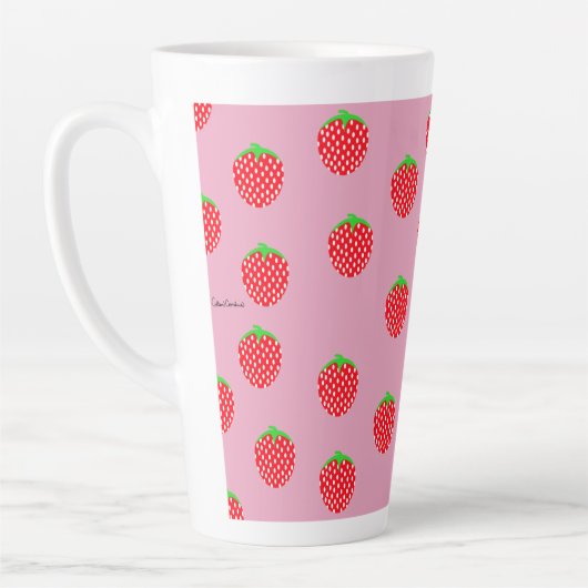 ベリーの美しい夏 カフェラテマグ (左)