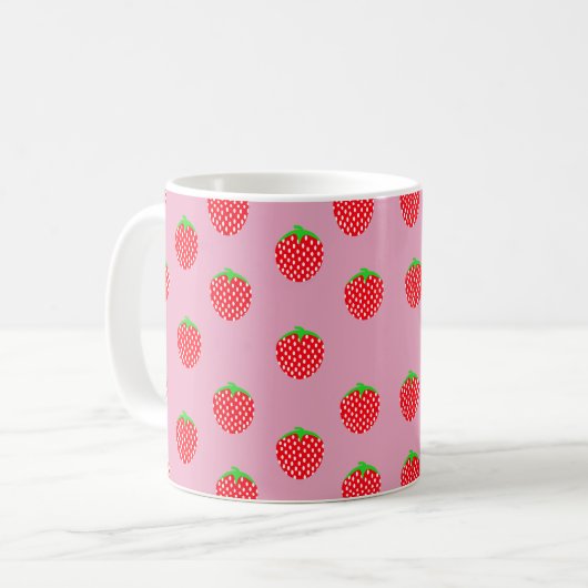 ベリーの美しい夏 コーヒーマグカップ (正面左)