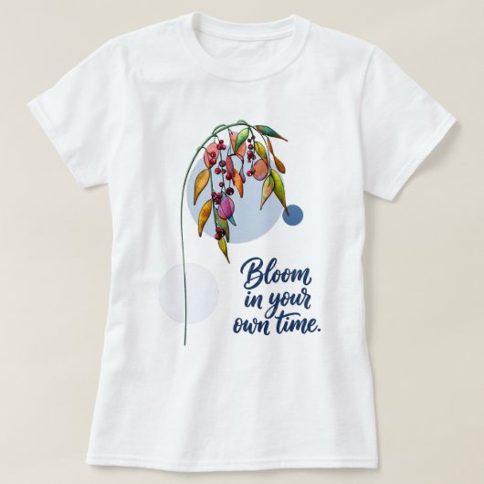 ベリーの花のインスピレーション Tシャツ (デザイン正面)